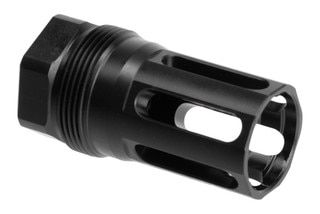 Evolve Weapon Systems integrated drive long flash hider for 1/2x28 barrels compatible with Plan B mounts